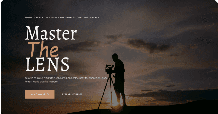 Photography Website