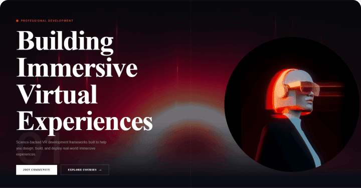 VR Development Website